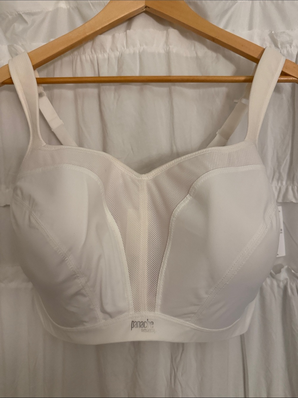 Panache White Supportive Sports Bra